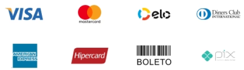Meios de pagamento aceitos